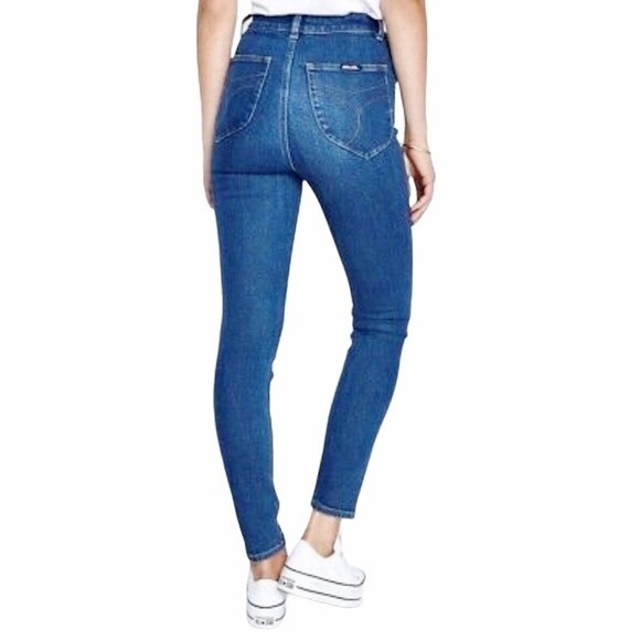 Rolla’s Jeans East Coast Skinny Ultra High Rise Ankle Highway Blue Size 26 | 2 - Picture 4 of 14